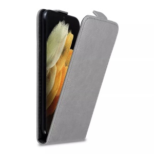 Cadorabo, Hülle für Samsung Galaxy S21 ULTRA mit Magnetverschluss, Cadorabo - Hülle für Samsung Galaxy S21 ULTRA mit Magnetverschluss, Titangrau