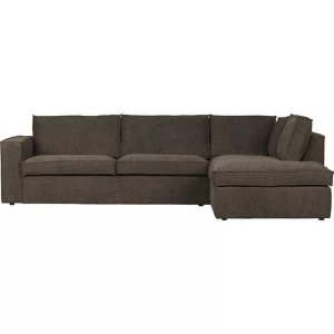 mutoni living, Ecksofa Freddie rechts braun, Ecksofa Freddie rechts braun