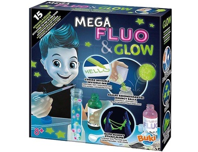 Buki, Buki - Experimentier-Kit Mega Fluo & Glow, Buki Experimentierkasten »MEGA FLUO & GLOW«