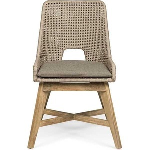 mutoni lifestyle, Gartenstuhl Hesperia mit Kissen taupe, Gartenstuhl Hesperia mit Kissen taupe