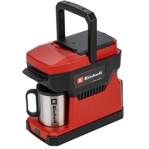 Einhell, Einhell TE-CF 18 Li-Solo Power X-Change Kaffeemaschine Rot Fassungsvermögen Tassen=1 mit Filterkaffee-Funktion, Einhell Filterkaffeemaschine TE-CF 18 Li-Solo Rot
