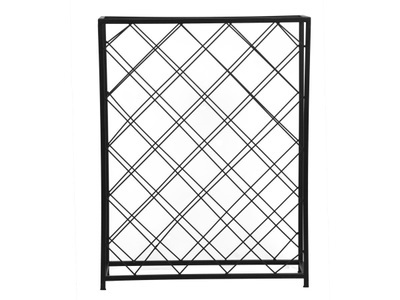 Vente-unique, Weinregal für 32 Flaschen - Metall - B 55 x H 71 cm - Schwarz - BOLINAR Weinregal für 32 Flaschen - Metall - B 55 x H 71 cm - Schwarz - BOLINAR, 