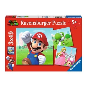 Ravensburger Verlag, Ravensburger Kinderpuzzle 05186 - Super Mario -Puzzle für Kinder ab 5 Jahren, Kinderpuzzle Super Mario