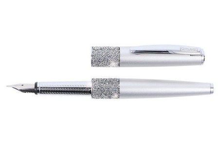Online, ONLINE Füllhalter M 37057 Crystal Celebrities Silver, 