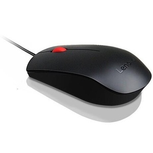 Lenovo, Lenovo Maus Essential USB Maus, Lenovo Essential - Maus - USB - Schwarz