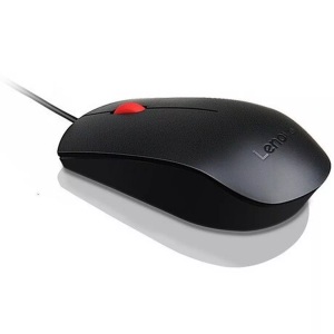 Lenovo, Lenovo Maus Essential USB Maus, Lenovo Essential - Maus - USB - Schwarz