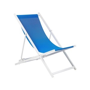 Beliani, Liege aus Kunststoff Modern LOCRI II Liege aus Kunststoff Modern LOCRI II, Beliani - Liege aus Aluminium Klassisch LOCRI II, One Size, Blau Bunt