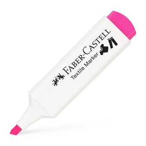 Faber-Castell, FABER-CASTELL Textilmarker 1.2-5mm 159529 neon pink, Faber-Castell Textilmarker, 1.2-5mm, neon pink, 159529