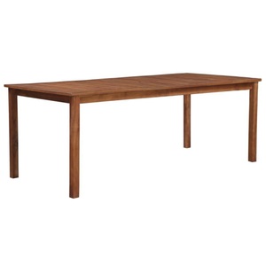 Diverse Hardware, Garten-Esstisch Akazienholz Massiv 200 x 90 x 74 cm, vidaXL Gartentisch 200x100x74 cm Massivholz Akazie