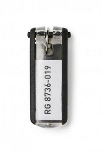 Durable, DURABLE Schlüsselanhänger Verpackungseinheit 36 Stück schwarz, DURABLE Schlüsselanhänger KEY CLIP 195701 schwarz 6 Stück