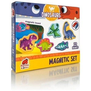 undefined, ROTER KÄFER - Spielmagnete Dinosaurier, 