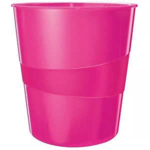 Leitz, LEITZ Papierkorb WOW 15 Liter 52781023 pink, Leitz Papierkorb WOW, 15 Liter, pink, 52781023