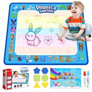 Activity-board, Activity-board - Kinderspielzeug, Wassermalmatte Spielzeug Färbematte mit Wasserstift, One Size, Blau, Activity-board - Kinderspielzeug, Wassermalmatte Spielzeug Färbematte mit Wasserstift, One Size, Blau