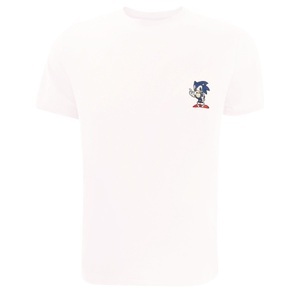 Sonic The Hedgehog, Tshirt Herren Weiss S, 