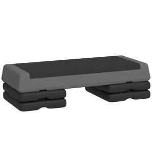 Sportnow, Sportnow - Aerobic-Stepper, One Size, Grau, Sportnow - Aerobic-Stepper, One Size, Grau