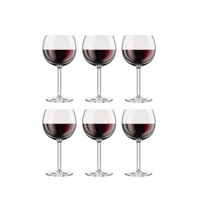 BODUM, Bodum Rotweinglas Oktett 0.45 l, 6, Bodum Rotweinglas Oktett 250 ml, 6 Stück, Transparent