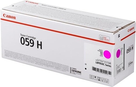 Canon, Canon Toner Cartridge 059 H M magenta, CANON CANON 059 H Tonerkassette Magenta passend für: i-SENSYS LBP-850 Series;i-SENSYS LBP-852 Ci;i-SENSYS LBP-852 Cx