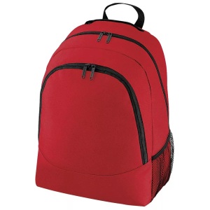 BagBase, Bag Base Universalrucksack, 18 Liter Herren Rot Bunt ONE SIZE, Bagbase - Bag Base UniversalRucksack, 18 Liter, für Herren, Rot Bunt, One Size
