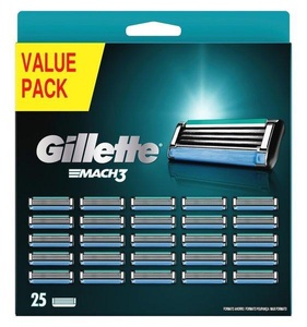 Gillette, Gillette - 25er-Pack Rasierklingen Mach3, 