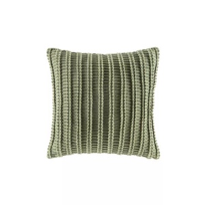 KAS, KAS - Zierkissen FALLON - Polyester - oliv - 50/50 cm, Kas - Cassita Kissenbezug, 50 x cm, Olivegrün