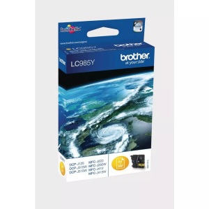 Brother, Original Tintenpatrone gelb Brother LC-985y, Brother Tintenpatrone, gelb, LC-985Y, (260 Seiten)