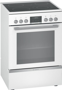 Bosch, Bosch Hks59A220C - Elektroherd (), Bosch Serie 6, freistehender Elektroherd, Weiß, HKS59A220C