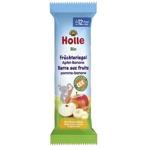 Holle, Bio-Früchteriegel Apfel-Banane, ab dem 12. Monat (25g), Holle Bio Früchteriegel Apfel-Banane (25g)
