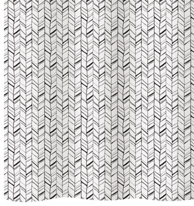 Diaqua, diaqua Duschvorhang Chevron, Diaqua - Duschvorhang Textil Chevron, 120X200CM, Multicolor
