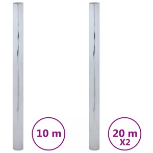 vidaXL, vidaXL Sonnenschutzfolien 3 Stk. Statisch Reflektierend Silbern PVC, vidaXL Sonnenschutzfolien 3 Stk. Statisch Reflektierend Silbern PVC