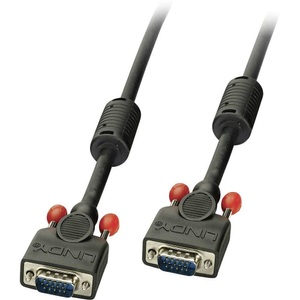 LINDY, LINDY VGA Anschlusskabel [1x VGA-Stecker - 1x VGA-Stecker] 10 m Schwarz, LINDY VGA Anschlusskabel VGA 15pol. Stecker, VGA 15pol. Stecker 10.00 m Schwarz 36377 VGA-Kabel