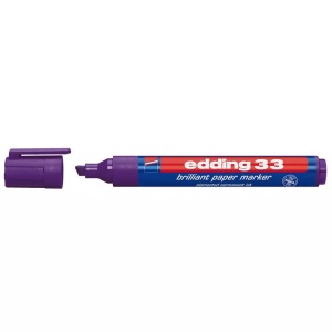 edding, EDDING Permanent Marker 33, Filzstift, Edding 33, Permanent Marker, 1-5mm, violett, 33-8