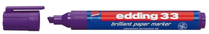 edding, EDDING Permanent Marker 33, Filzstift, Edding 33, Permanent Marker, 1-5mm, violett, 33-8