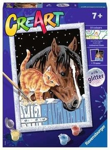 Ravensburger, Ravensburger Malset CreArt: Stable Friends, Ravensburger Malen nach Zahlen »MnZ Serie D Stable Friends«