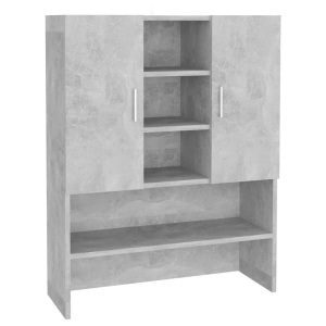 vidaXL, vidaXL Waschmaschinenschrank Betongrau 70,5x25,5x90 cm, vidaXL Waschmaschinenschrank Betongrau 70,5x25,5x90 cm