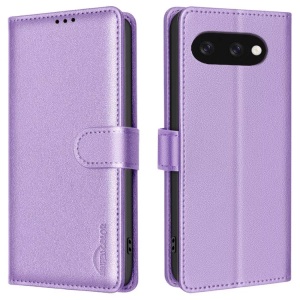 Cover-Discount, Cover-Discount - Google Pixel 9a BINFEN Leder Etui Hülle mit RFID Blocker, Violett