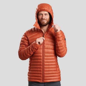 FORCLAZ, Daunenjacke Bergtrekking Mt100 Komfort Bis -5°c Herren Herren Braun L, 
