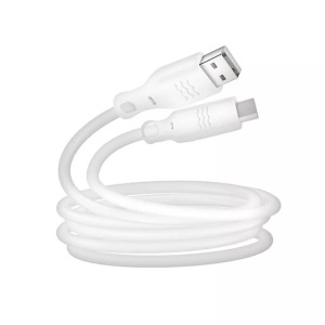 Just green, USB / Micro-USB Kabel 2m, Apple - USB / Micro-USB Kabel 2m Just Green Weiß, Weiss, One Size