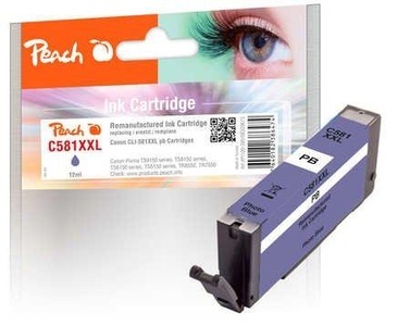 Peach, Peach Tintenpatrone XXL foto blau kompatibel zu Canon CLI-581XXL pb, Peach Tinte Canon CLI-581XXL Photo Blue
