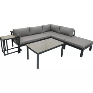 mutoni, Gartenlounge Miranda Unisex Grau ONE SIZE, 
