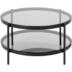 mutoni scandi, Couchtisch Bellevue Glas rauch rund 75x75, Couchtisch Bellevue Glas rauch rund 75x75