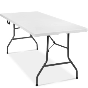 TecTake, Camping Klapptisch Unisex Weiss 70 CM, 