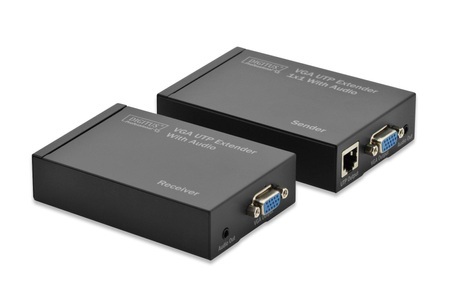Digitus, Digitus DS-53400 VGA Extender (Verlängerung) über Netzwerkkabel RJ45 300 m, Digitus DS-53400 VGA Extender (Verlängerung) über Netzwerkkabel RJ45 300 m