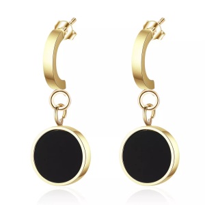 undefined, Ailoria - Amelie Ohrringe mit Schmucktäschchen, AILORIA - AMÉLIE Ohrringe, 2cm, Gold