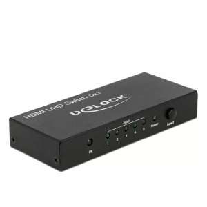 Delock, DeLock Umschalter 5 Port HDMI Switch, Delock Verteiler 5 Port HDMI Switch 4K/60Hz