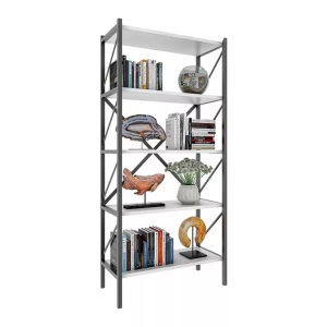 VCM, Holz Metall Aufbewahrung Stand Regal Bücherregal Deko Bücher Standregal Insasi 5 Holz Metall Aufbewahrung Stand Regal Bücherregal Deko Bücher Standregal Insasi 5, VCM - Holz Metall Aufbewahrung Stand Regal Bücherregal Deko Bücher Standregal Insasi 5, One Size, Weiss