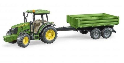 undefined, Bruder John Deer Traktor mit Anhänger, John Deere 5115M, Modellfahrzeug