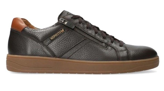 Mephisto, Leder Sneaker Herren Braun 47, 