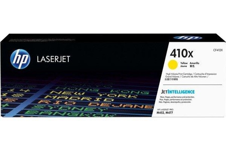 Hp, HP 410X Toner gelb 5000 Seiten (Cf412X), Hewlett Packard Toner, gelb, No.410X, CF412X, (5'000 Seiten)