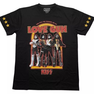 KISS, KISS - Love Gun TShirt, für Herren, Schwarz, Größe XXL, KISS - Love Gun TShirt, für Herren, Schwarz, Größe XXL