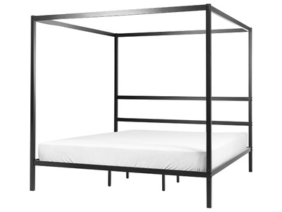 Beliani, Bett mit Lattenrost aus Metall Modern LESTARDS Bett mit Lattenrost aus Metall Modern LESTARDS